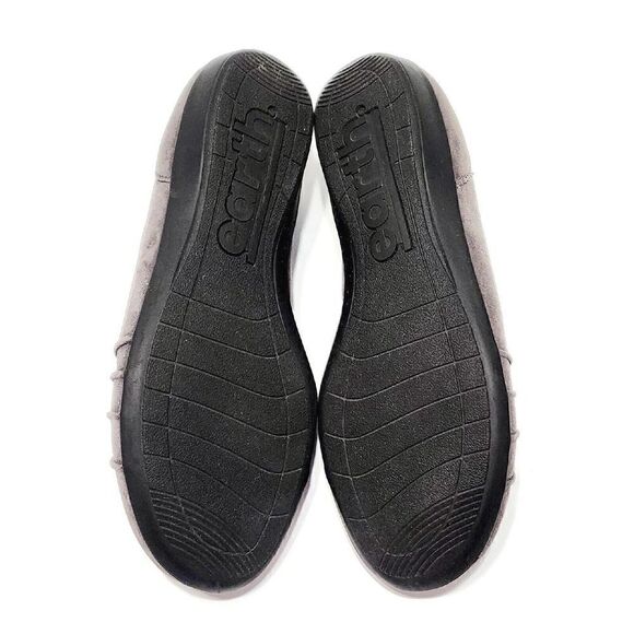Earth Alder Derby New Suede 7.5 Round Toe Comfort Ballet Flats Dark Slate Gray - Picture 10 of 10